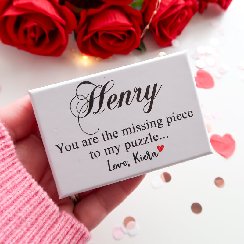 Personalised ‘Missing Piece’ Puzzle Keepsake – Valentine’s Gift