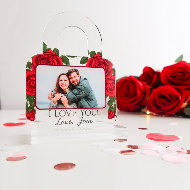 Locked in Love – Personalised Acrylic Photo Lock