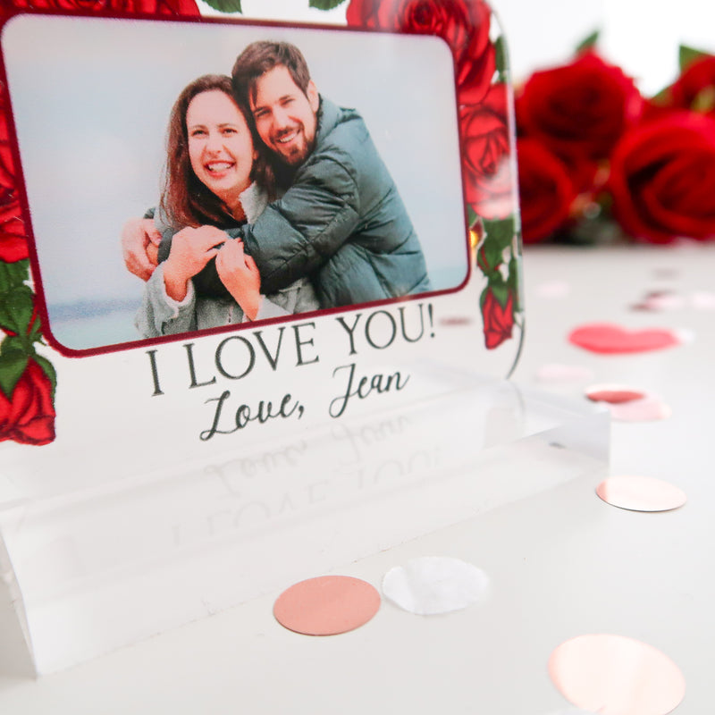 Locked in Love – Personalised Acrylic Photo Lock