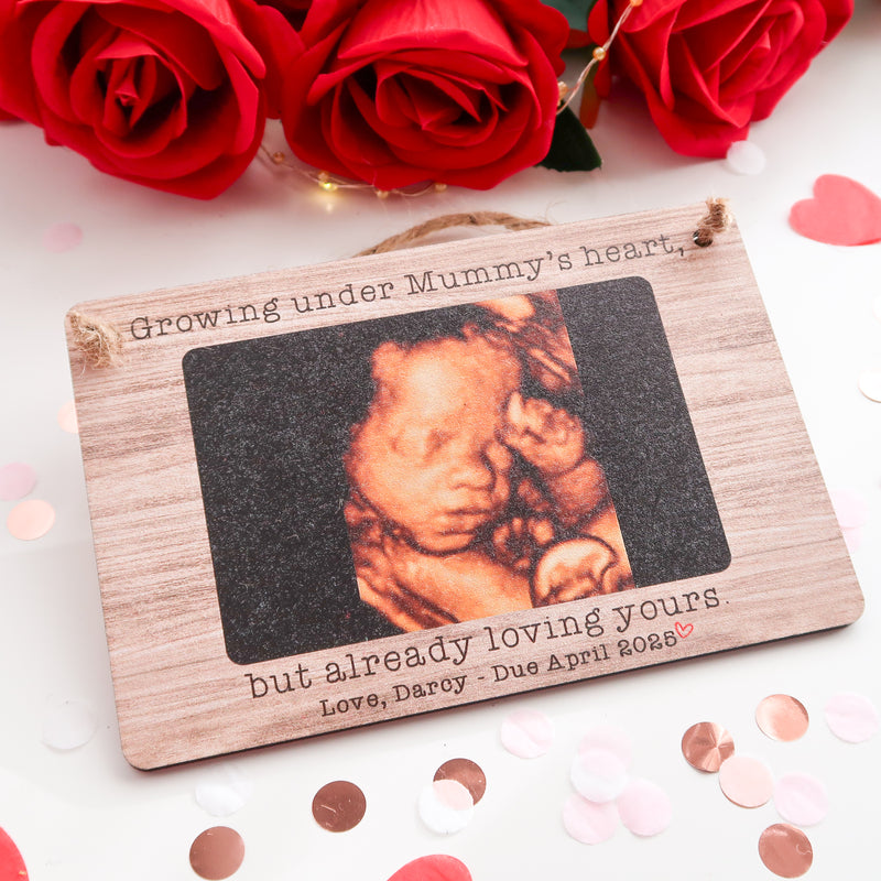 Valentines Daddy To Be Gift - Baby Scan Keepsake