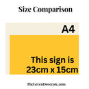 Here Comes Mummy Wedding Sign - Last Chance To Run - Wedding Aisle Sign For Bridemaid Page Boy