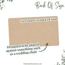 Reserved For Those Who Are Watching From Heaven - Wedding Memorial Sign - Wedding Sign For Loss - In Loving Memorial Sign