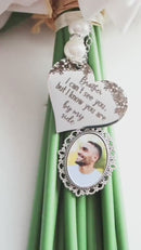 Bouquet Memory Charm - Wedding Bouquet Photo Charm - Memory Charm For Bridal Bouquet