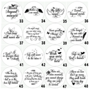 Wedding Charm For Bouquet Double Sided