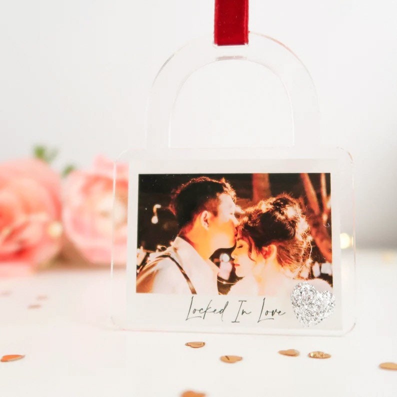 Love Lock - Personalised Photo Valentines Day Gift