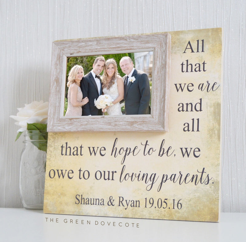 Wedding Thank You Gift For Parents
