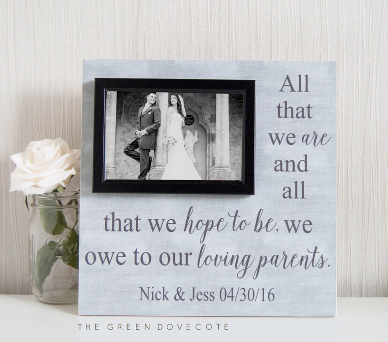 Personalised Mother Of The Bride Photo Picture Frame