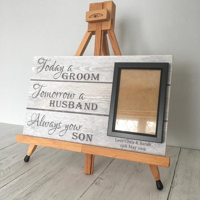 Father Of Groom Gift - Personalized Gift For Father Of The Groom