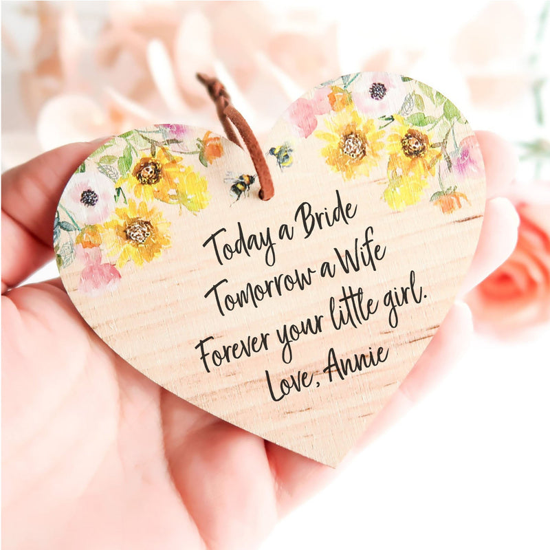 Today A Bride Tomorrow A Wife Forever Your Little Girl Mother Of The Bride Wedding Gift