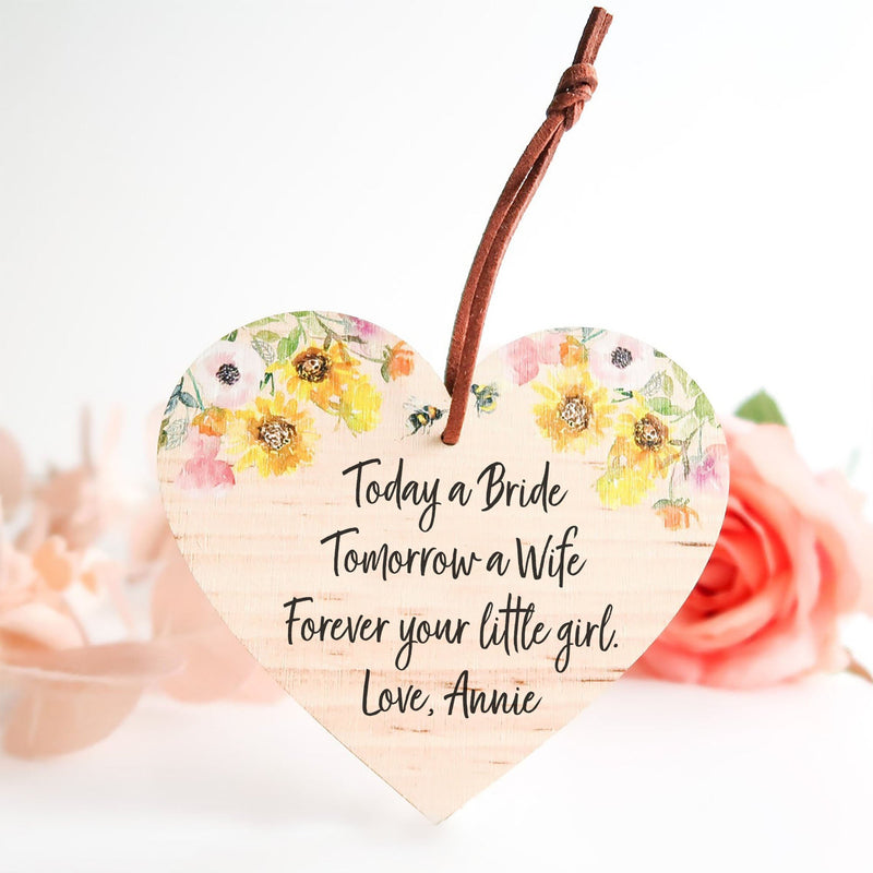 Today A Bride Tomorrow A Wife Forever Your Little Girl Mother Of The Bride Wedding Gift