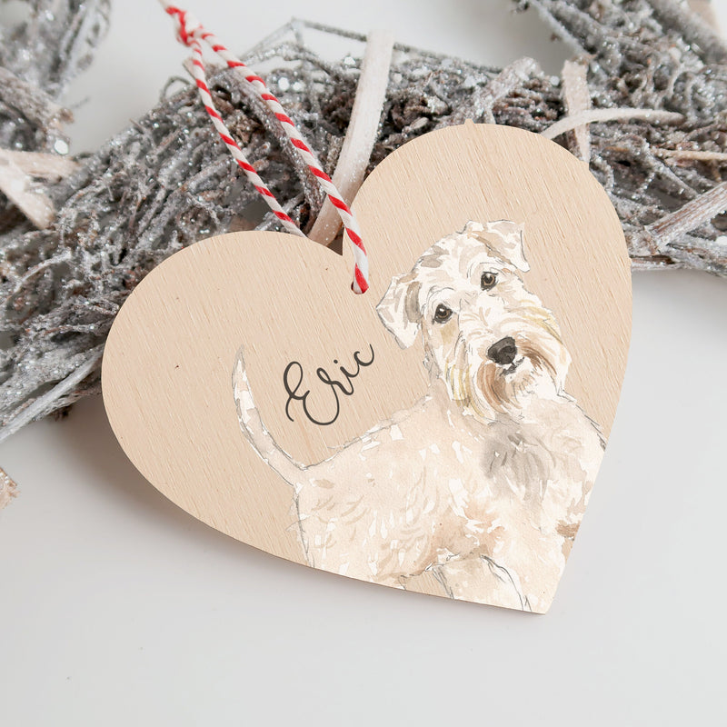 Wheaten Terrier - Christmas Ornament - Dog Owner Gift - Christmas Dog Decoration -