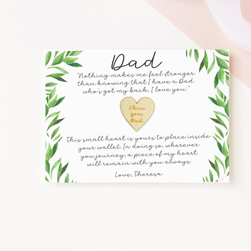 Gift From Daughter To Dad / Father's Day Gift / Gift For Dad On Wedding Day / Personalised Gift For Dad
