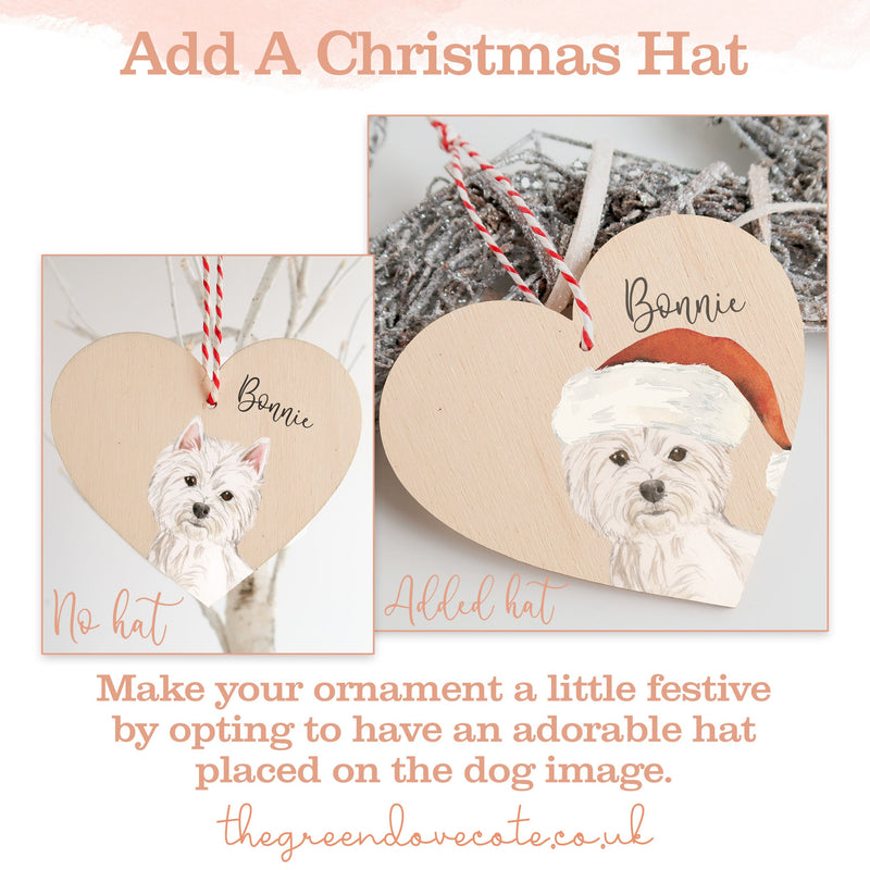 Wheaten Terrier - Christmas Ornament - Dog Owner Gift - Christmas Dog Decoration -