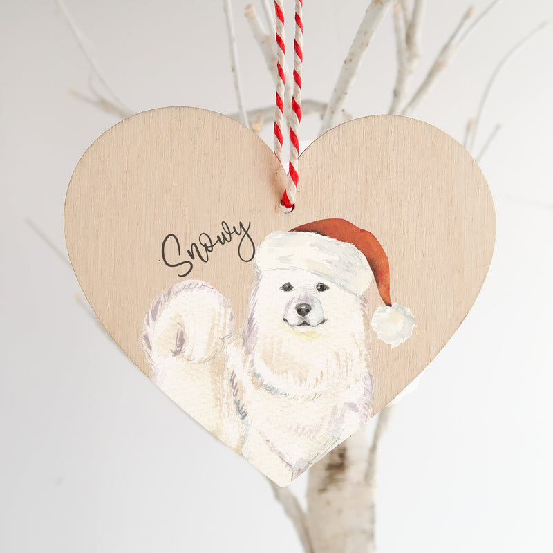 Samoyed Gifts - Christmas Ornament - Dog Owner Gift - Christmas Dog Decoration