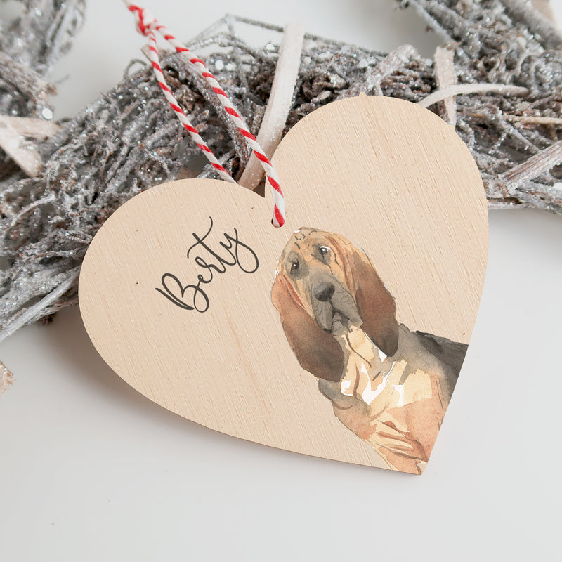 BloodHound Dog Gift - Christmas Ornament - Dog Owner Gift - Christmas Dog Decoration