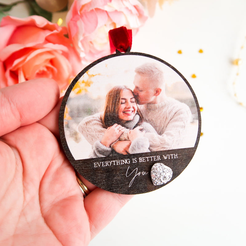 Valentines Photo Gift - Gift For Husband - Gift For Her - Wooden Photo Gift -