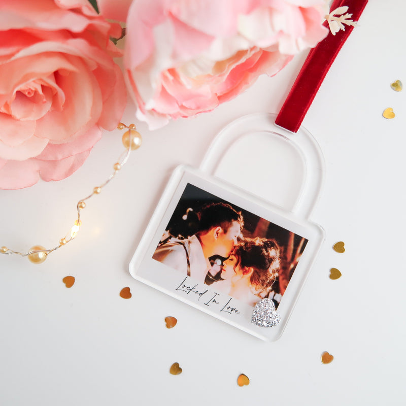 Love Lock - Photo Gift For Valentines Day - Personalised Lock