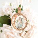 Photo Wedding Bouquet Charm Double