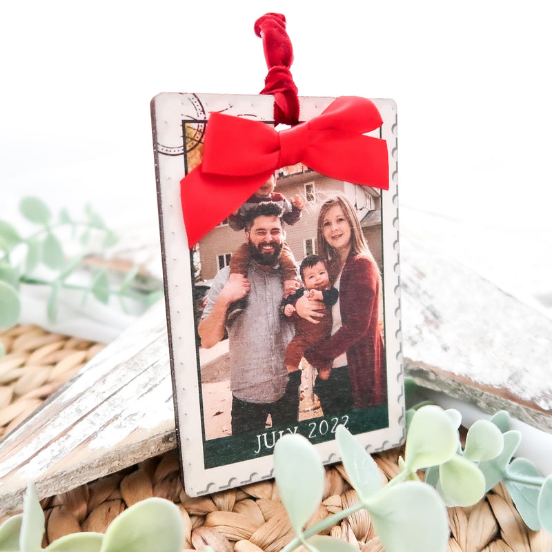 Personalised Family Portrait Christmas Bauble - Custom Photo Ornament - Family Photo Gift Idea