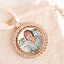 Charms For Wedding Bouquet - Memory Bouquet Charm - Bridal Bouquet Locket - Wedding Bouquet Photo Charm - Photo Buttonaire Locket