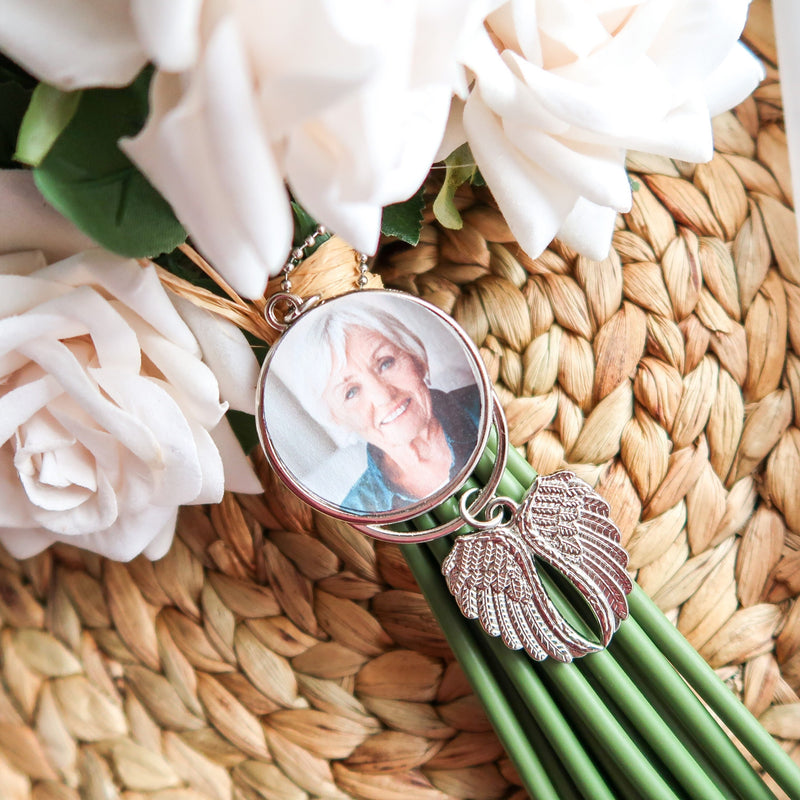 Bouquet Photo Charm - Double Sided