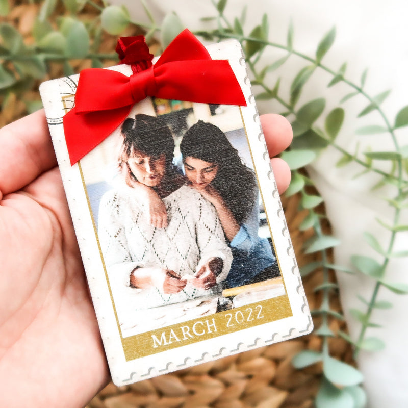 Personalised Family Portrait Christmas Bauble - Custom Photo Ornament - Family Photo Gift Idea