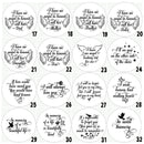 Memorial Photo Charm Bouquet Gold Or Silver - Those We Love Don’t Go Away - Wedding Memorial Charm