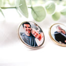 Groom Photo Charm Pin