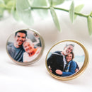 Groom Photo Charm Pin