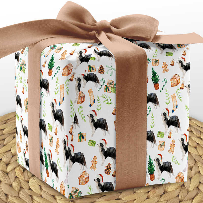 Border Collie Gift Paper - Dogs Wrapping Paper - Gift For Dog Lovers - Christmas Dog Gift Wrap Paper - Border Collie Gifts -