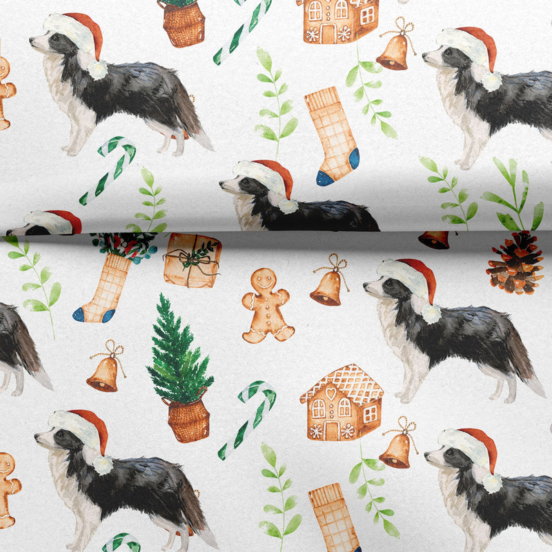 Border Collie Gift Paper - Dogs Wrapping Paper - Gift For Dog Lovers - Christmas Dog Gift Wrap Paper - Border Collie Gifts -