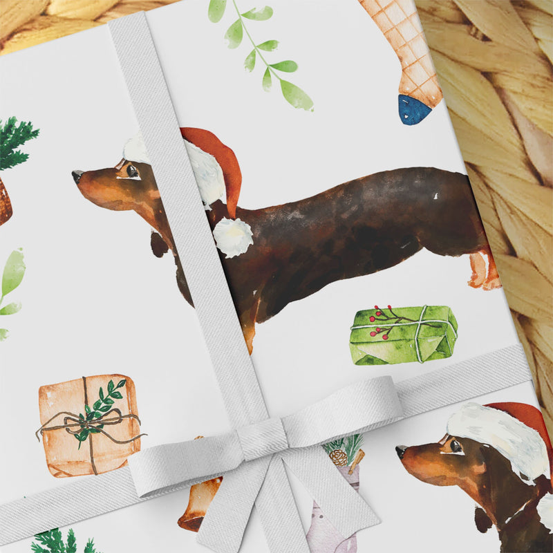 Dachshund Wrapping Paper - Dogs Wrapping Paper - Gift For Dog Lovers - Christmas Dog Gift Wrap Paper - Dachshund Gift Wrap - Sausage Dog