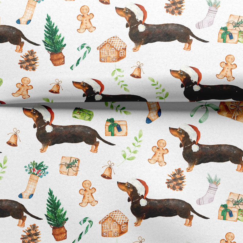 Dachshund Wrapping Paper - Dogs Wrapping Paper - Gift For Dog Lovers - Christmas Dog Gift Wrap Paper - Dachshund Gift Wrap - Sausage Dog