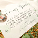 Groom Memorial Pin - Groom Buttonhole Charm - Groom Memory Pin - Loved One Button Hole - Photo Pin For For Groom