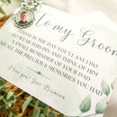 Groom Memorial Pin - Groom Buttonhole Charm - Groom Memory Pin - Loved One Button Hole - Photo Pin For For Groom