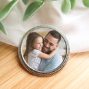 Father Of The Bride Wedding Day Gift - Always Your Little Girl Photo Gift For Dad - Father Of The Bride Pin