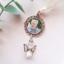 Wedding Memory Bouquet Flower Photo Charm