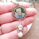 Wedding Memory Bouquet Flower Photo Charm