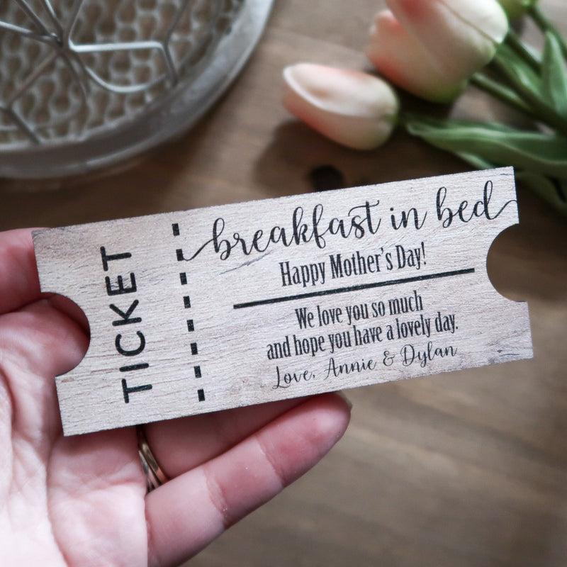 Personalised Mother's Day Token