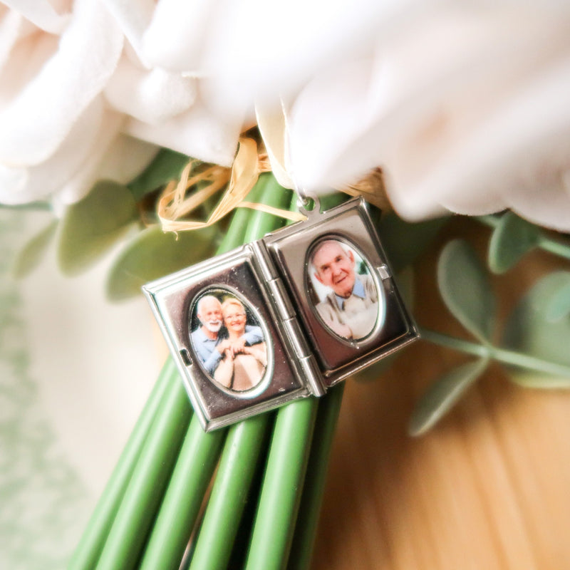 Bouquet Photo Charm - One Photo Or Two Photos