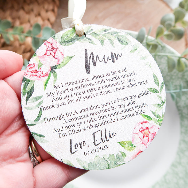Personalised Mother Of The Bride Gift