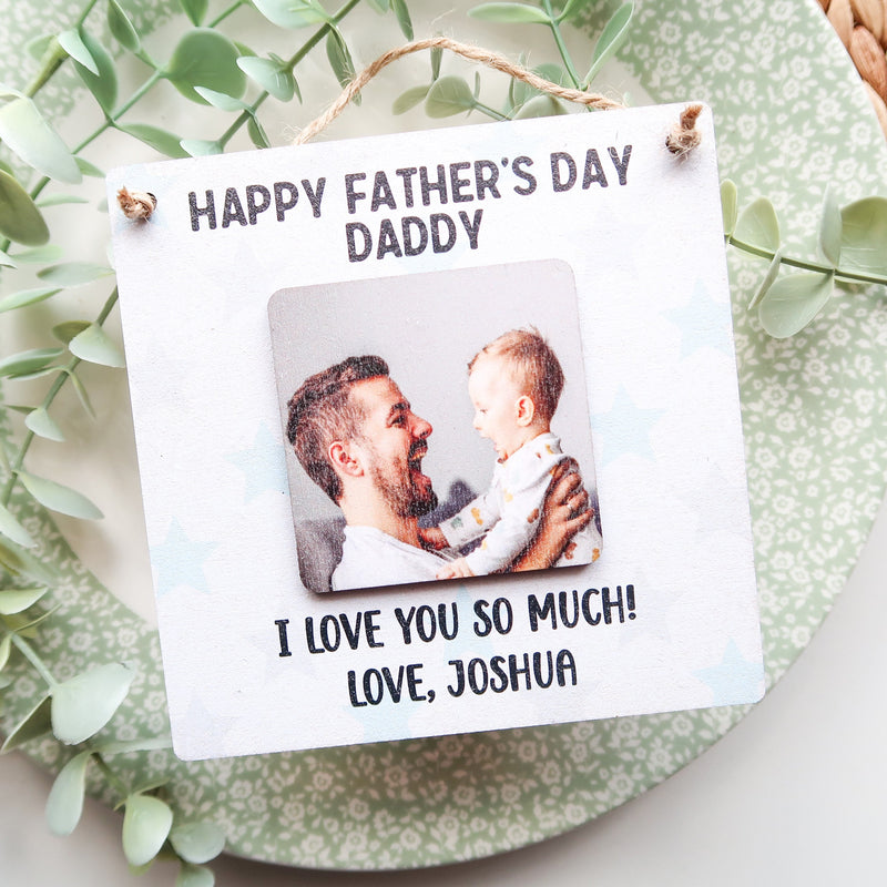 Personalised Father’s Day Photo Wall Sign