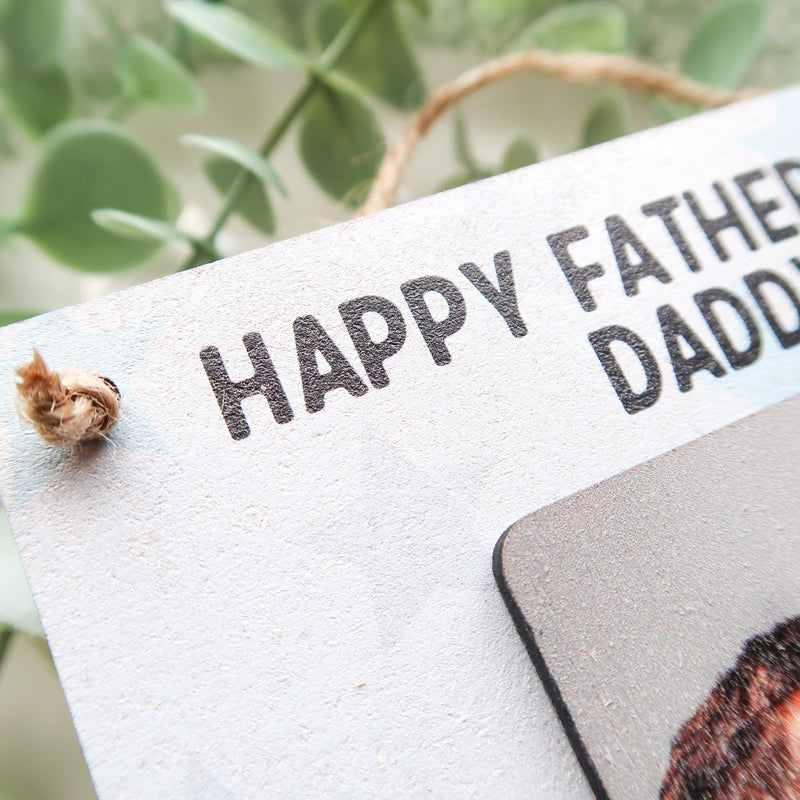 Personalised Father’s Day Photo Wall Sign