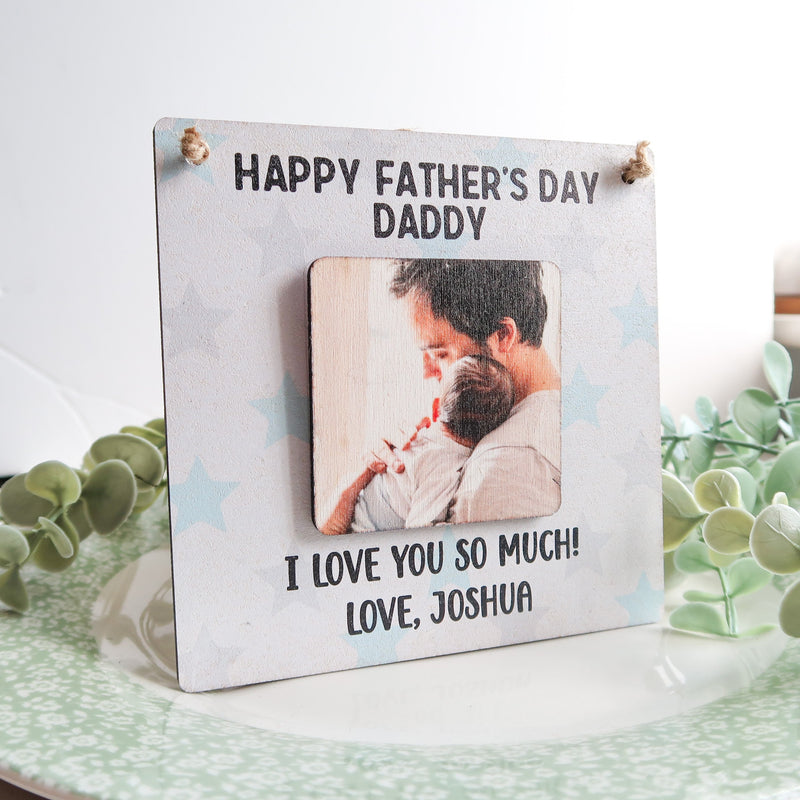 Personalised Father’s Day Photo Wall Sign