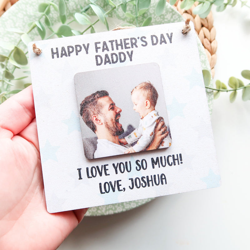 Personalised Father’s Day Photo Wall Sign