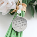 Bouquet Memory Charm - Bouquet Photo Charm - Memory Charm For Bridal Bouquet - Picture Charm Bouquet - Double Wedding Bouquet Charm