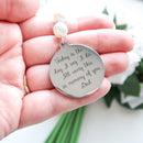 Bouquet Memory Charm - Bouquet Photo Charm - Memory Charm For Bridal Bouquet - Picture Charm Bouquet - Double Wedding Bouquet Charm