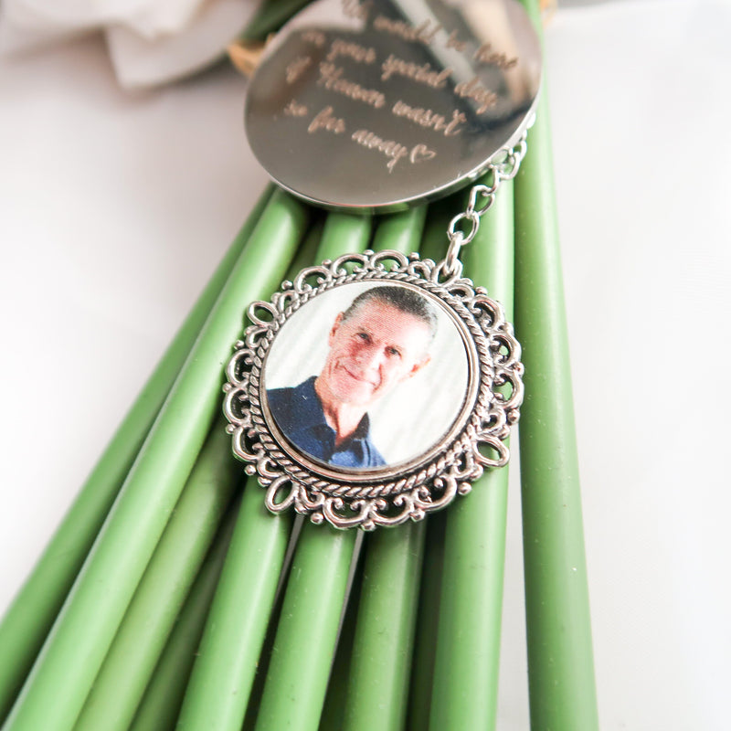 Bouquet Photo Charm - Wedding Bouquet Photo Charm