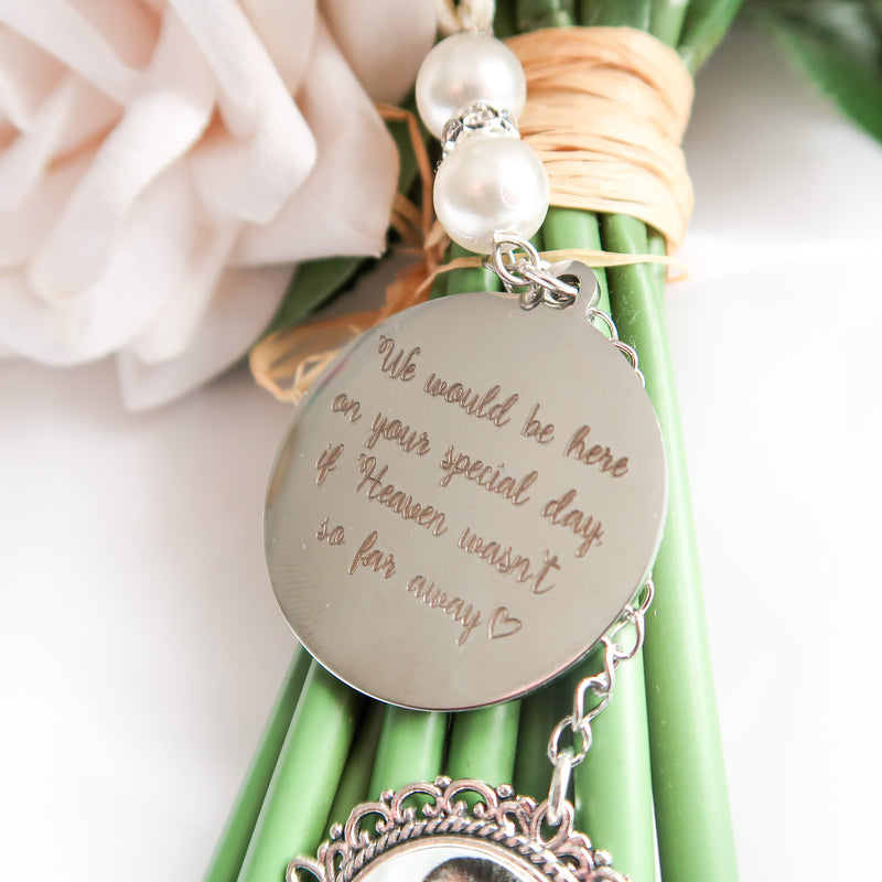 Bouquet Photo Charm - Wedding Bouquet Photo Charm