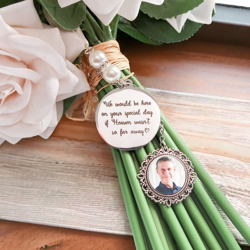 Bouquet Photo Charm - Wedding Bouquet Photo Charm